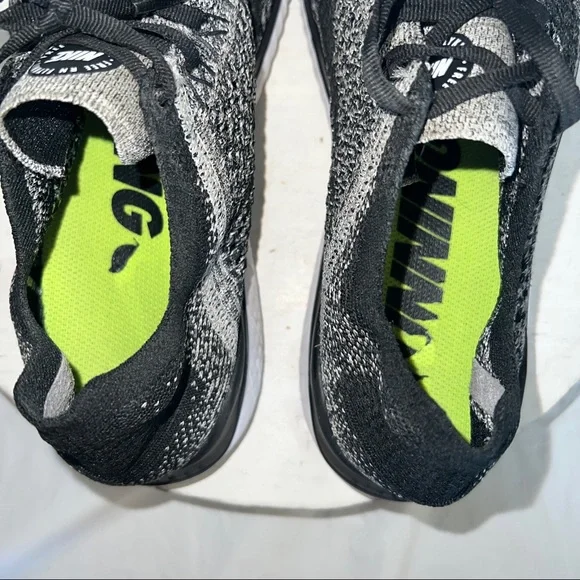 Nike Free RN Flyknit Men’s Running Shoes Oreo Black/White 942838-101 Size 9